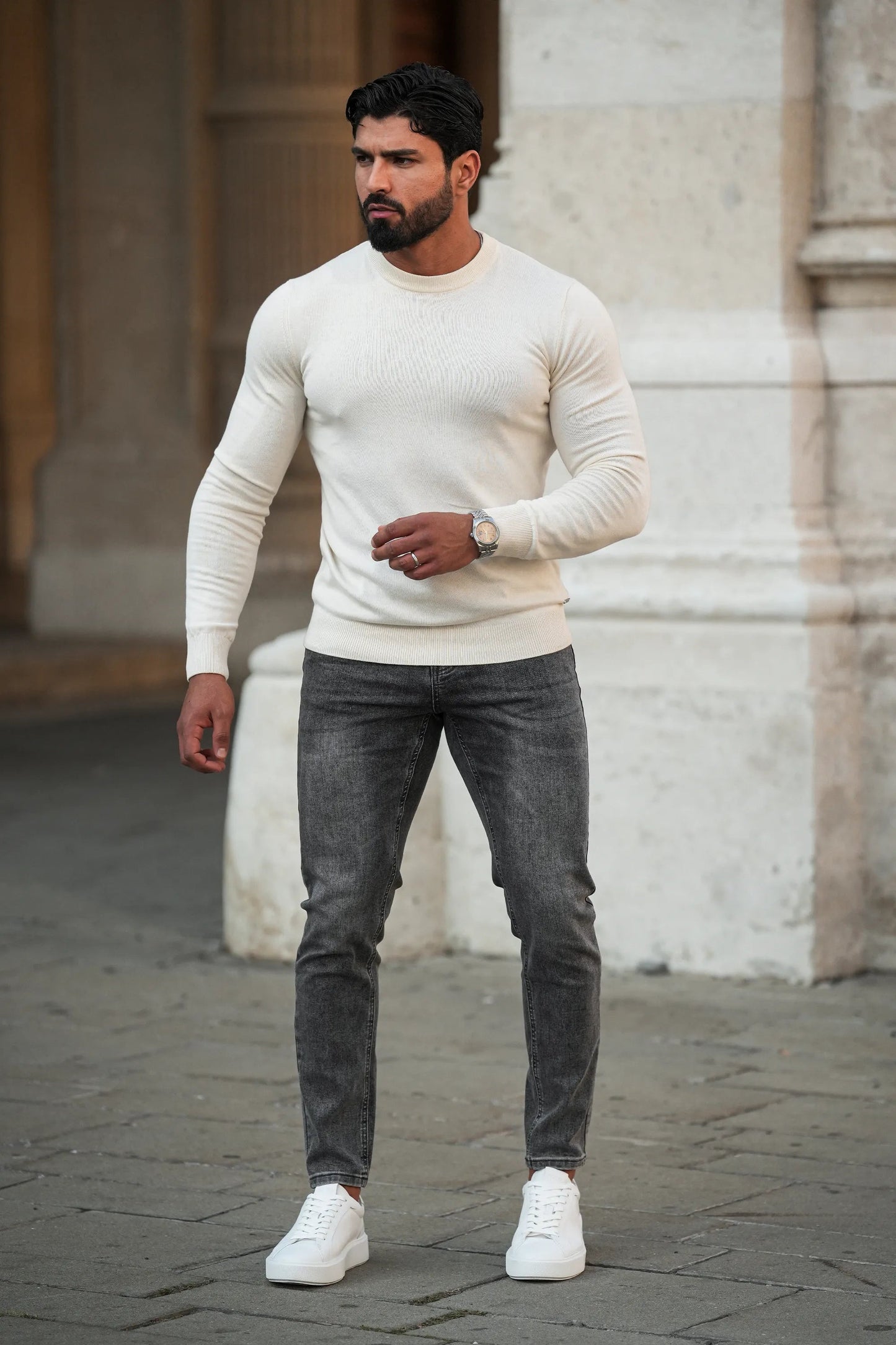 THE JAXON JEANS DARK GREY