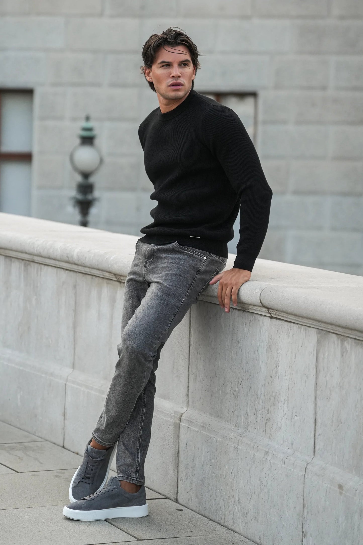 THE JAXON JEANS DARK GREY