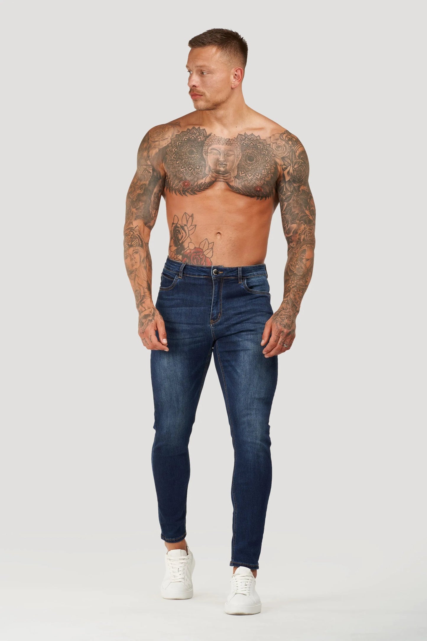 THE JAXON JEANS NAVY BLUE