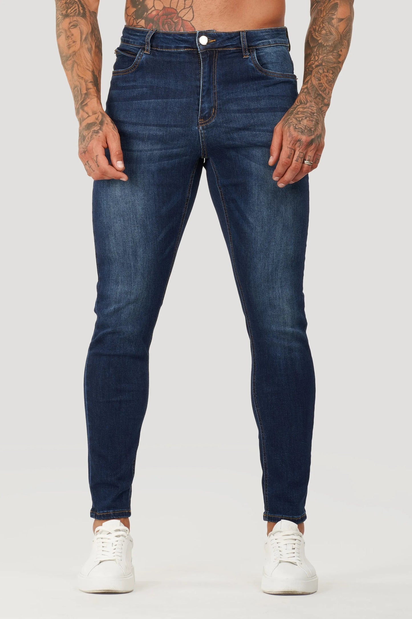 THE JAXON JEANS NAVY BLUE