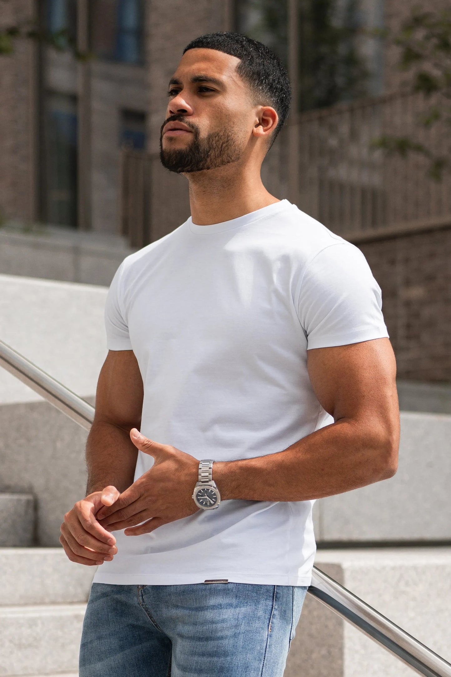 THE MERCERISED T-SHIRT - WHITE