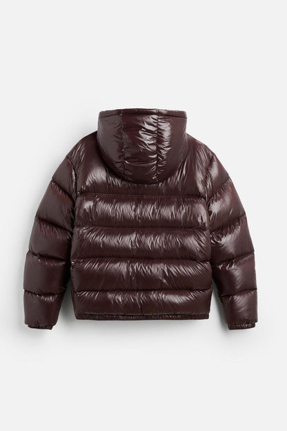 MAYA PUFFER JACKET RED