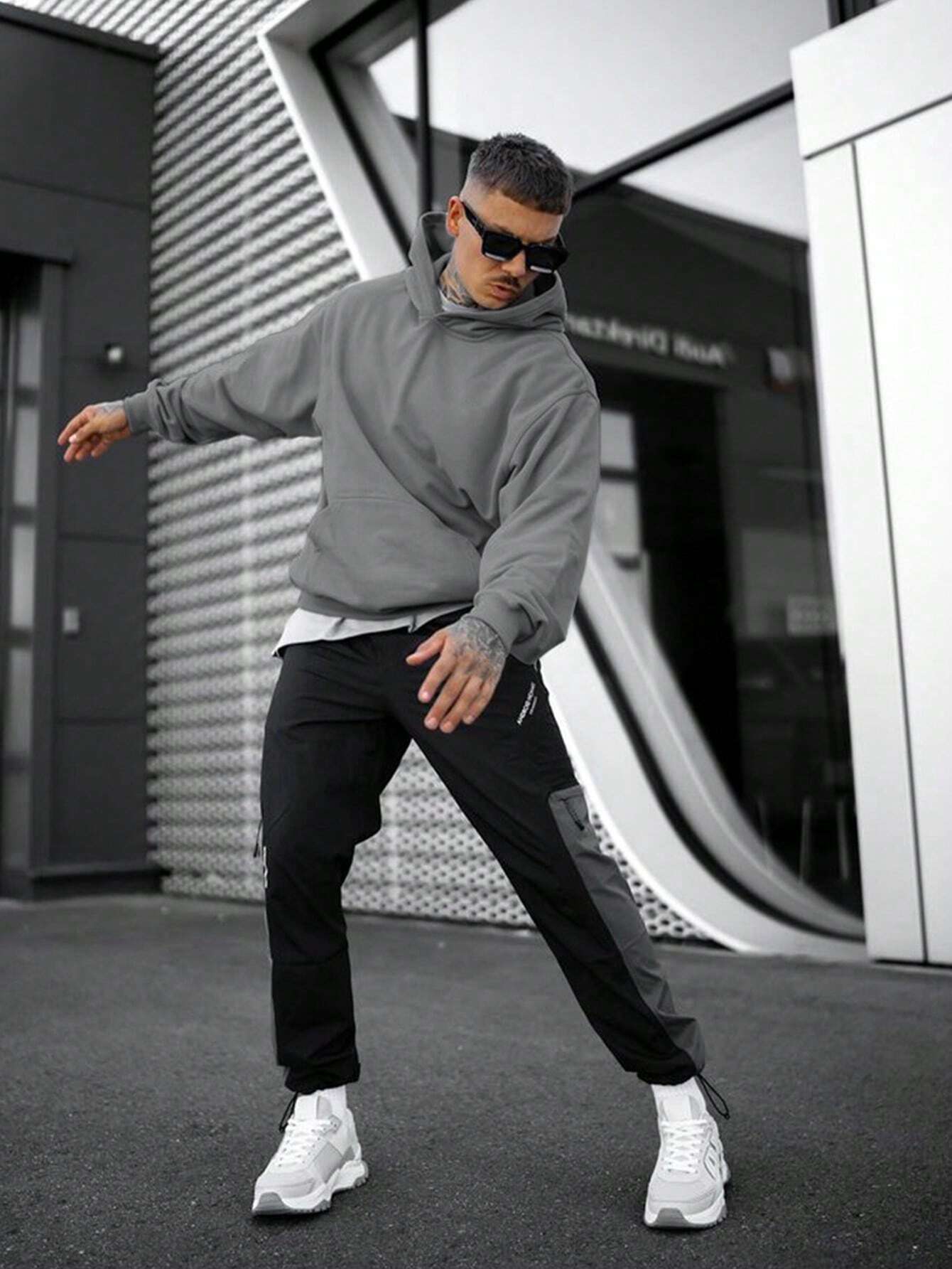 Heren In de mode Effen kleur Hoodie