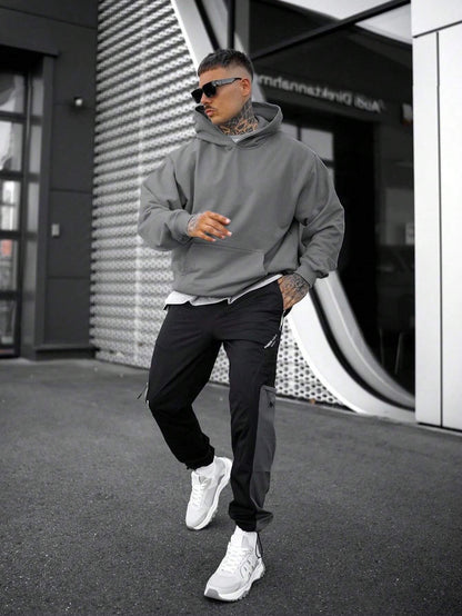 Heren In de mode Effen kleur Hoodie