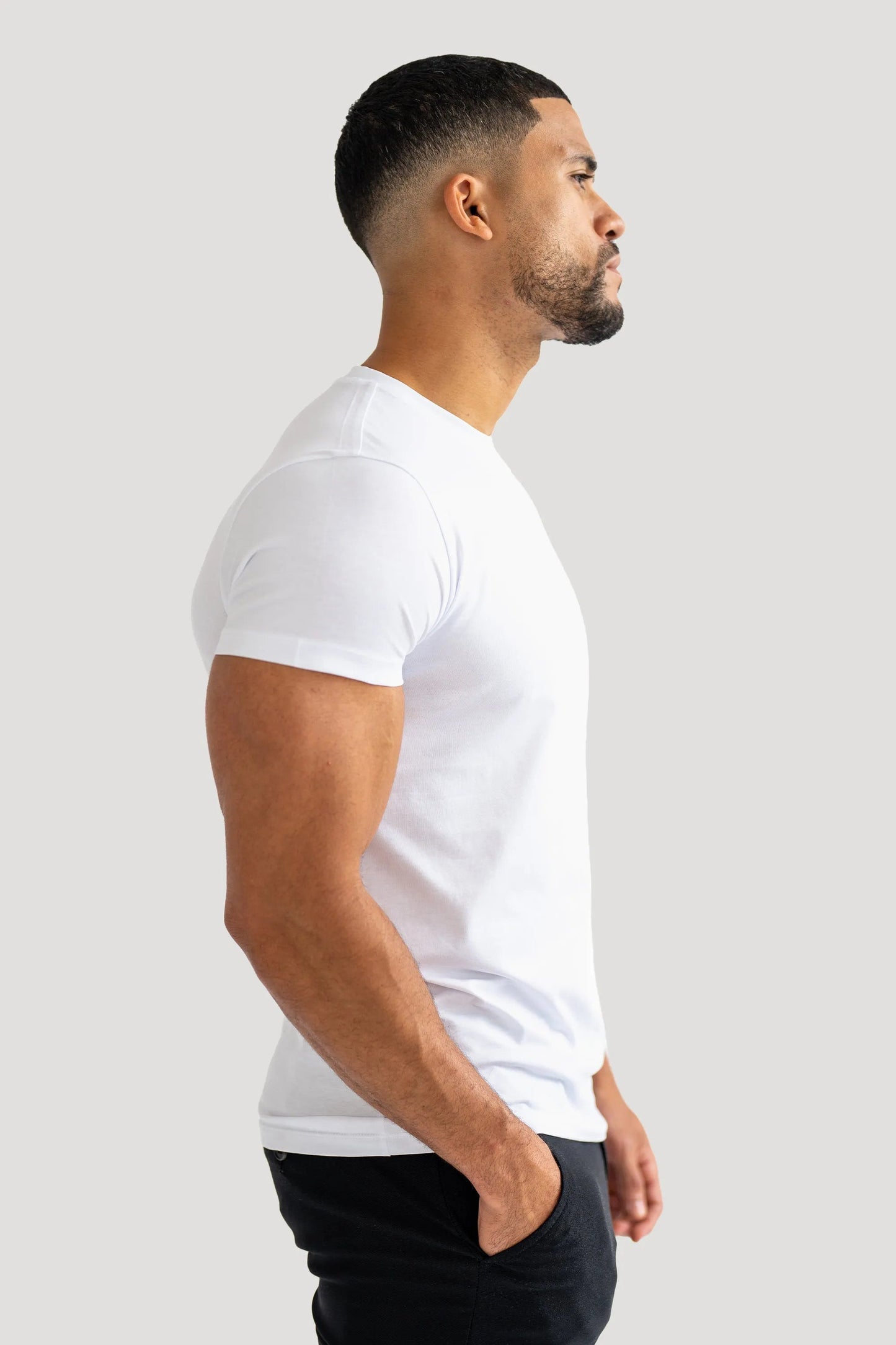 THE MERCERISED T-SHIRT - WHITE