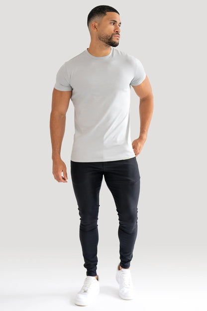 THE MERCERISED T-SHIRT - GREY