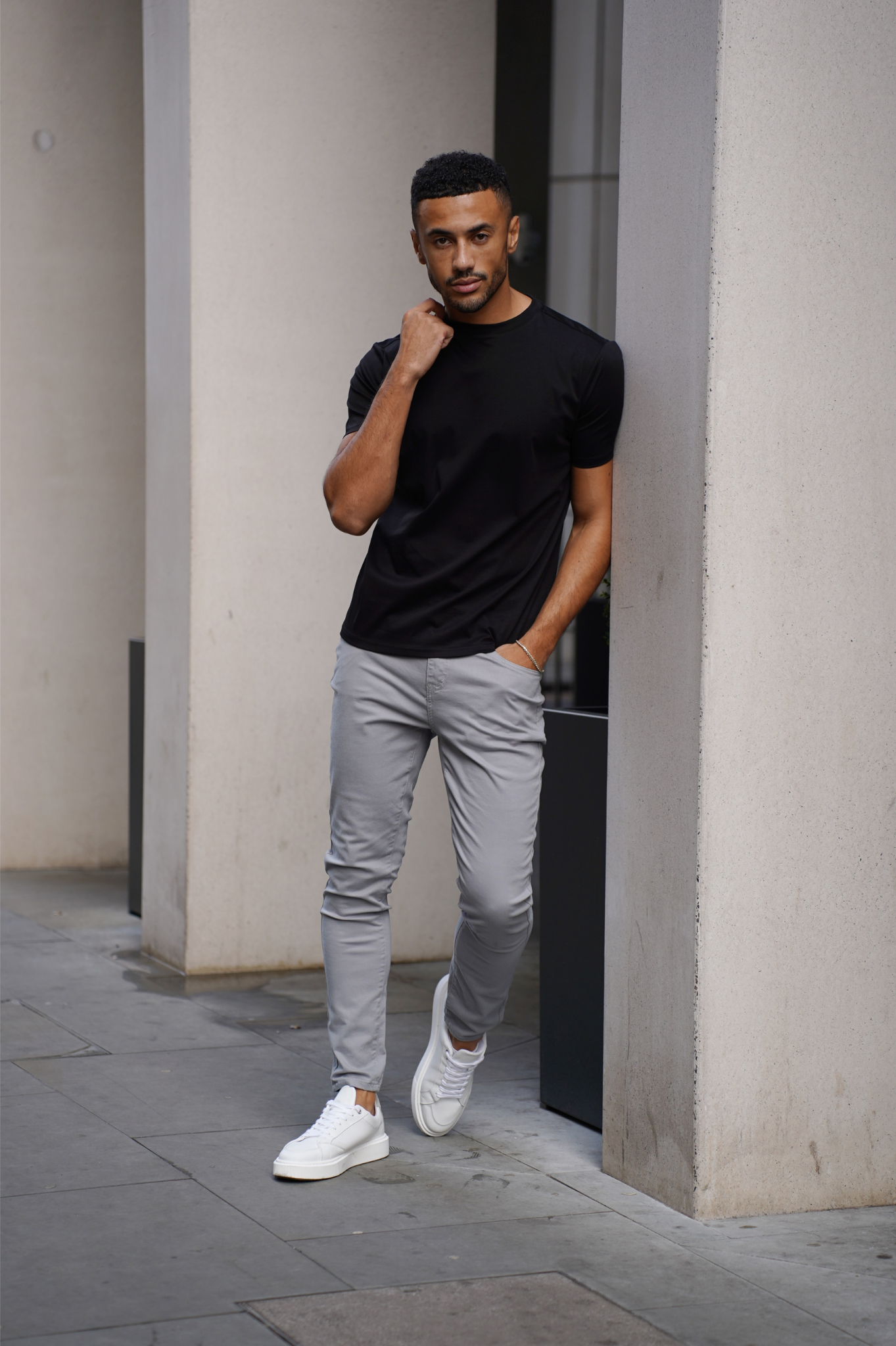 MERCERISED T-Shirt - Black