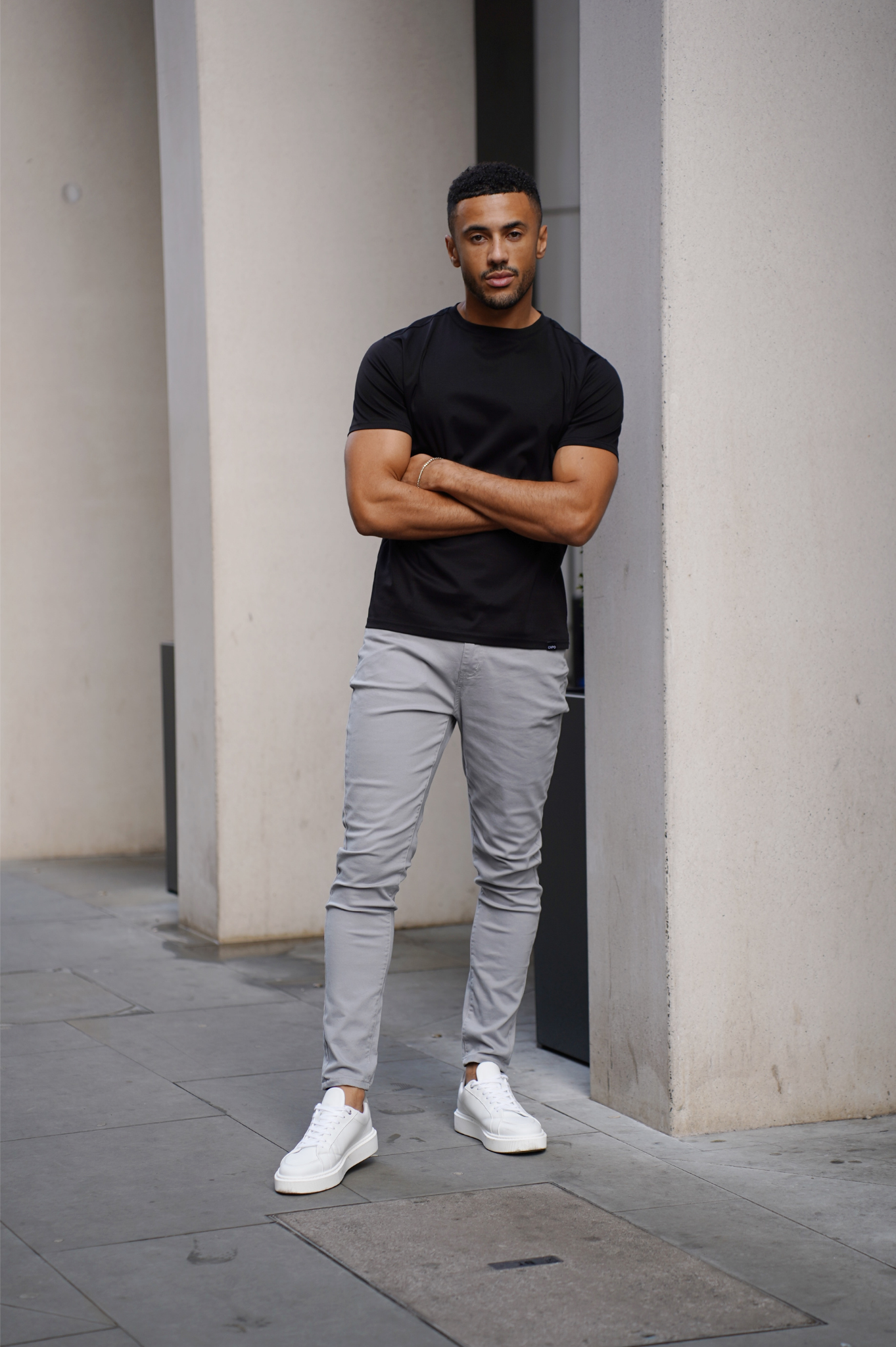 MERCERISED T-Shirt - Black