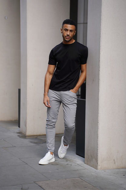 MERCERISED T-Shirt - Black