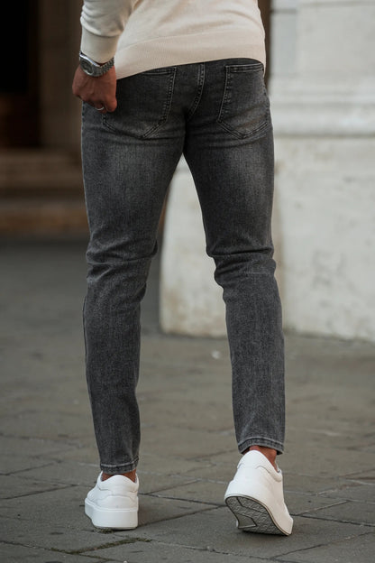 THE JAXON JEANS DARK GREY