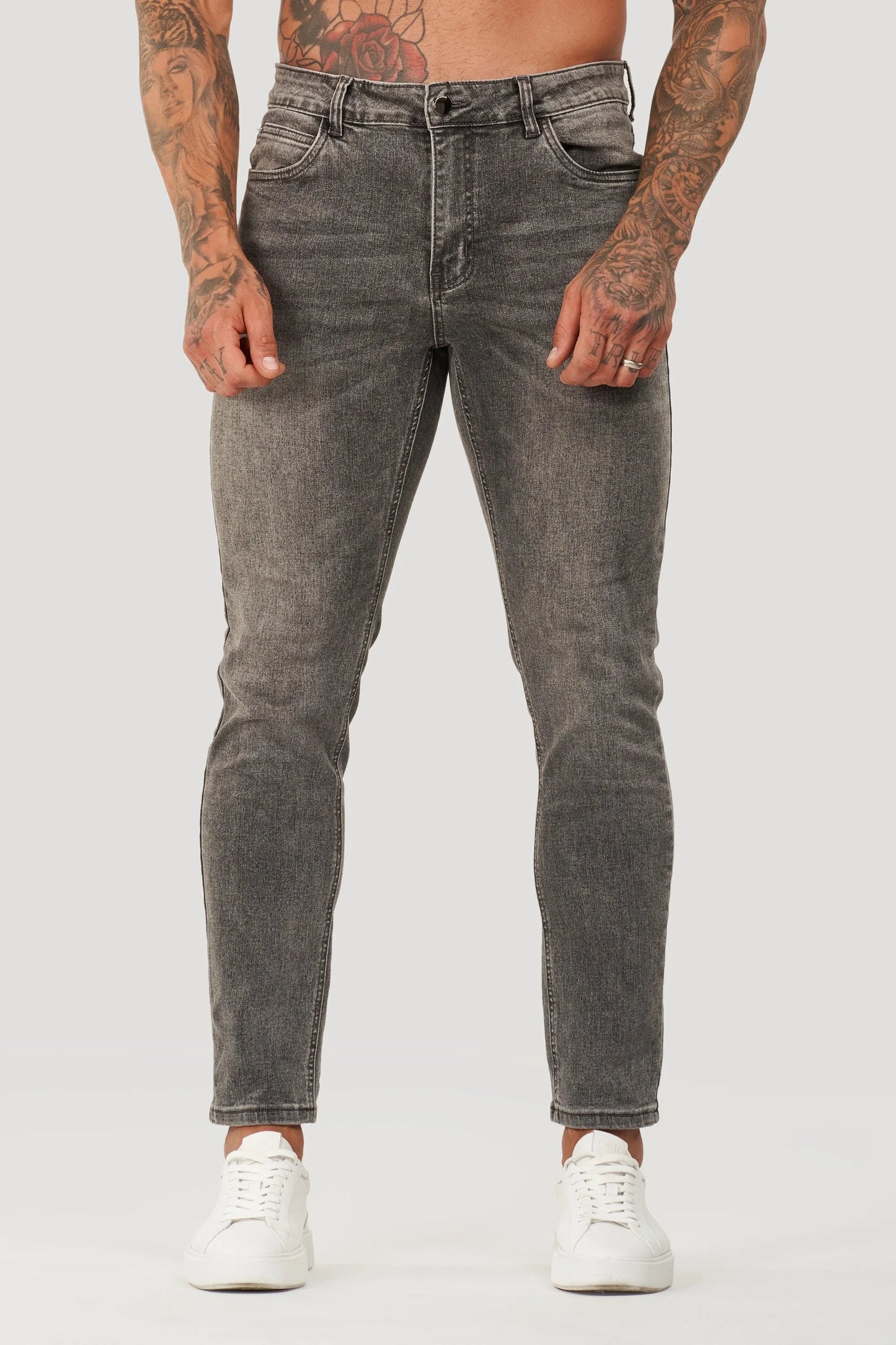 THE JAXON JEANS DARK GREY