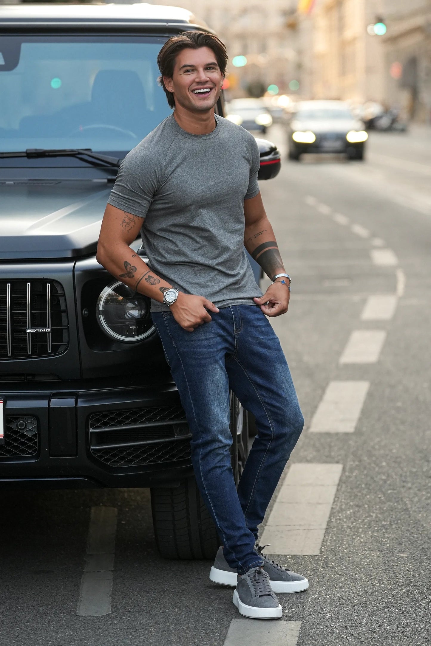 THE JAXON JEANS NAVY BLUE
