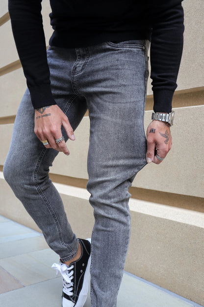 THE JAXON JEANS DARK GREY